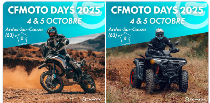Les CFMOTO Days 2025 à Ardes-sur-Couze (63)